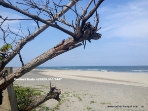 Rustic Beach Front with wide shoreline near millionaires row, Bacnotan, La Union